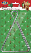 triangel junior 13 x 15,5 cm staal zilver