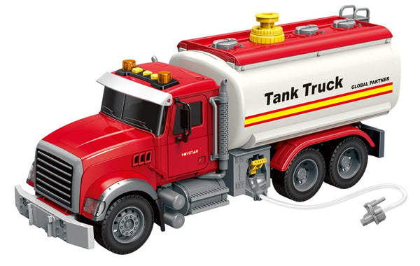 vrachtwagen Tank Truck junior 40,5 x 14 x 21 cm rood/wit