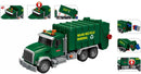 vuilniswagen Mega Truck junior 38 x 14 cm frictie groen