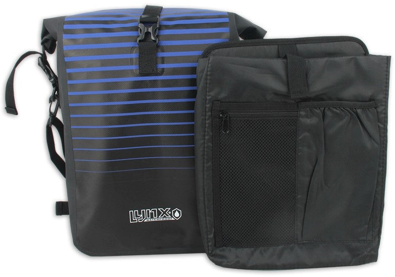 pakafrugzak Colorado 18 liter tarpaulin zwart/blauw