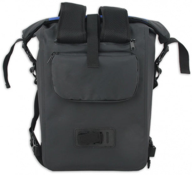 pakafrugzak Colorado 18 liter tarpaulin zwart/blauw