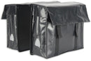 dubbele fietstas tarpaulin zwart 40 liter