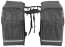 dubbele fietstas zwart 35 liter