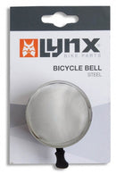 Fietsbel 55 mm staal zilver