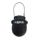 kabelslot cijfercombinatie staal 8000 mm zwart