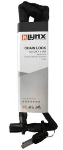 Kettingslot met nylon hoes 1000 x 4 mm zwart