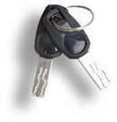 Kettingslot met nylon hoes 1000 x 4 mm zwart