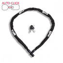 Kettingslot met nylon hoes 1000 x 4 mm zwart