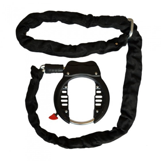 ringslot met insteekketting 1000 x 5,5 mm zwart