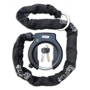 ringslot met ketting Lazo ART-2 120 cm staal zwart