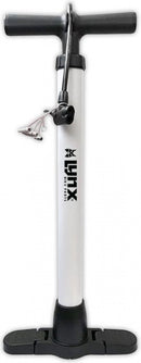 fietspomp met inklapbare voet 63 cm wit