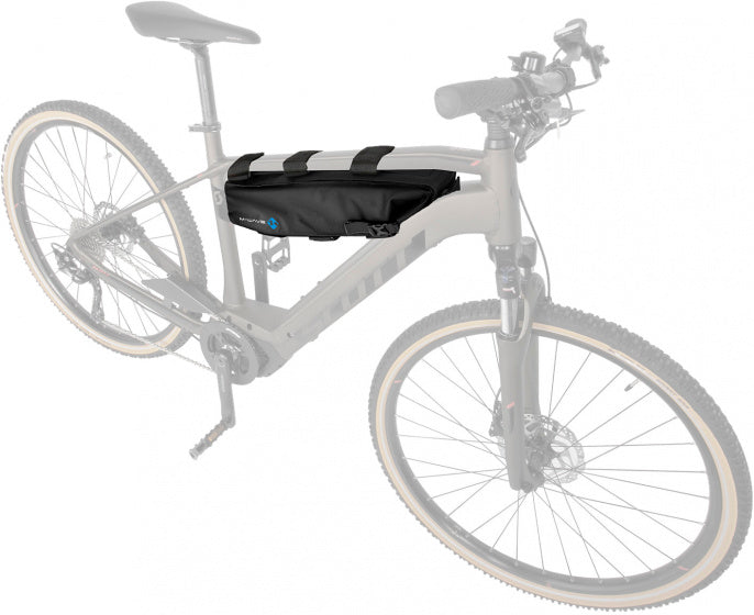 fietsaccuhoes Rough Ride B 59 x 13 cm polyester zwart
