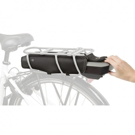 beschermhoes voor accu e-bike Shimano/Bosch zwart