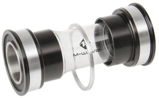 bottom bracket BSA 86,5/92 x 41 mm zwart/transparant