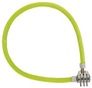 Kabelslot cijfercombinatie 500 x 12 mm geel