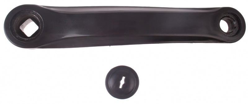 Crank Met Cover Staal 170mm Links Zwart