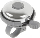 fietsbel 53 mm staal zilver