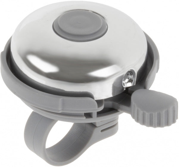 fietsbel 53 mm staal zilver