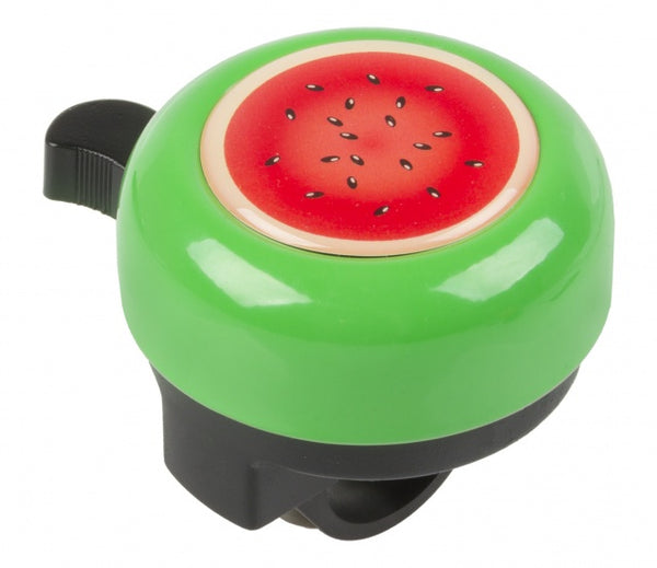 Fietsbel Kinderfiets Watermeloen 5,5 cm groen/rood