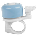 fietsbel mini 35 mm staal blauw/wit