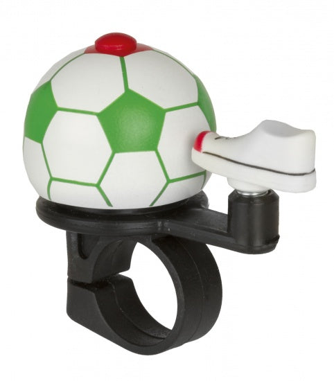 Fietsbel Mini Voetbal Rood Wit Groen