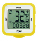 Fietscomputer XIV Silicon 14 Functies Draadloos Geel