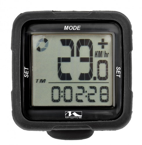 Fietscomputer XIV Silicon 14 Functies Draadloos Zwart