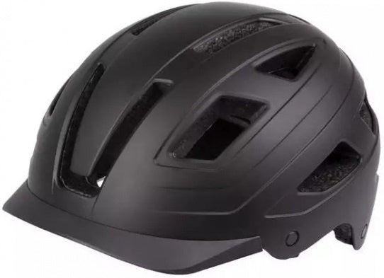 fietshelm Urban 440 gram ABS matzwart maat 59-61