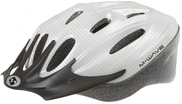fietshelm Ventura wit/zwart maat 53-57 cm