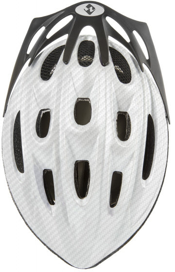 fietshelm Ventura wit/zwart maat 53-57 cm
