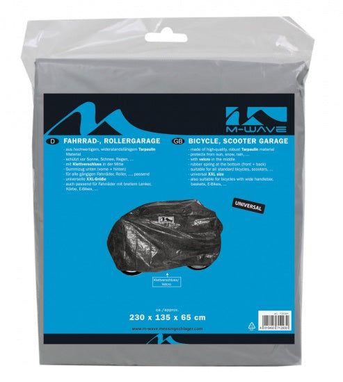 Fietshoes M-Wave universeel - zwart