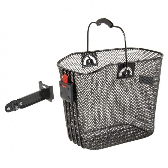 fietsmand voor staal 18 liter zwart