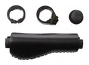 handvatten leder ergonomisch 138 mm zwart per paar