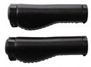 handvatten leder ergonomisch 138 mm zwart per paar