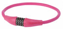 Kabelcijferslot M-Wave Silicon 900 x 12mm - roze