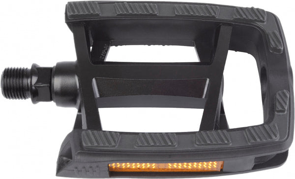 platformpedalen Steady Beach 97 x 89 mm staal zwart