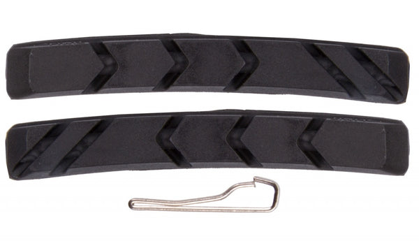 remblokrubbers V-brake 72 mm zwart