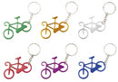 Sleutelhanger aluminium fiets (12 stuks)