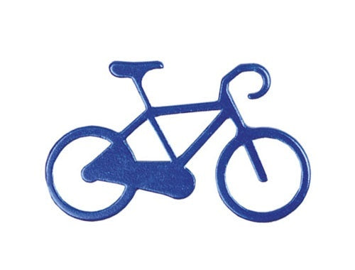 Sleutelhanger aluminium fiets (12 stuks)