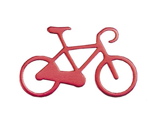 Sleutelhanger aluminium fiets (12 stuks)
