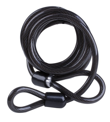 Spiraalkabel S 8.18 L met lussen 1800 x 8 mm zwart