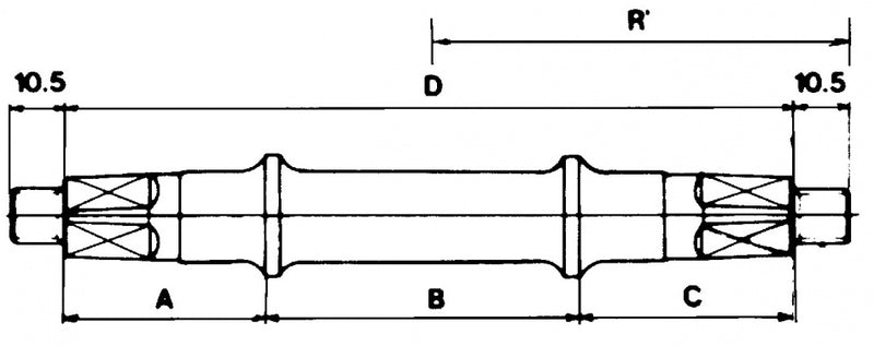 Trapas JIS 122 / 16.1 mm