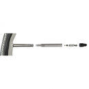 ventielverlenger FV 40 mm aluminium zilver 2 stuks