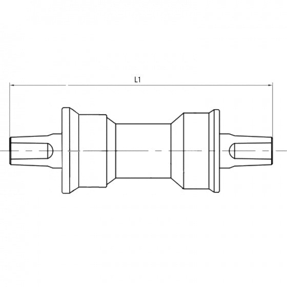 Carousel BB Repair vervangende trapas M-Wave