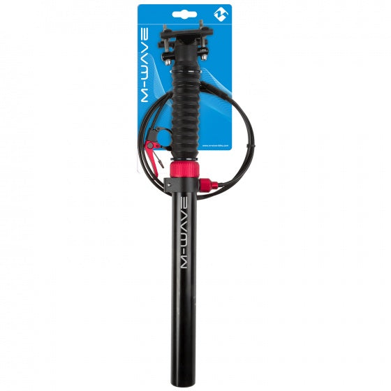 Dropper zadelpen M-Wave SP110-ADJ - ø31,6 mm / 445 mm in hoogte verstelbaar - zwart