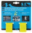 Armband M-wave Snap-on reflecterend geel (1 paar)
