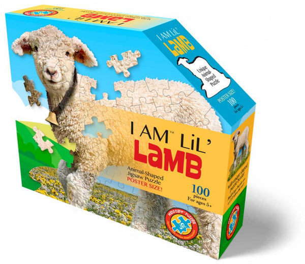 legpuzzel Lamb karton 76 x 61 cm 100 stukjes