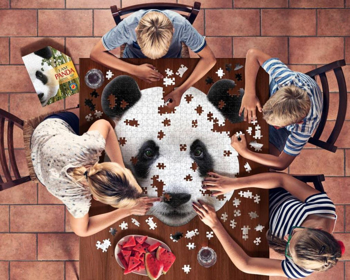 legpuzzel Panda zwart/wit 550-delig