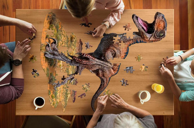 legpuzzel raptor 79 x 84 cm karton bruin 100-delig