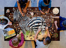 legpuzzel Zebra karton 102 x 90 cm 1000 stukjes